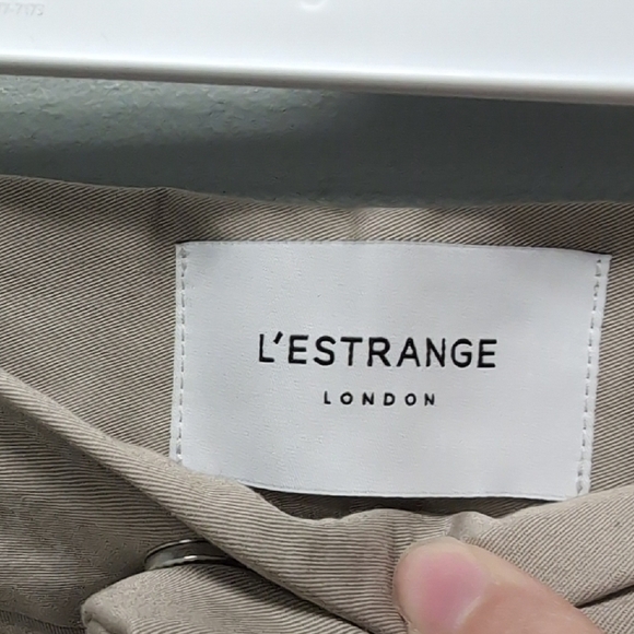 NWT L'Estrange The 24 Trouser Beige Size Small. - Picture 4 of 9